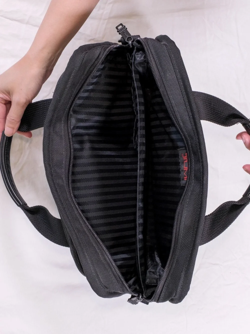 Tumi Alpha Ballistic Nylon Small Slim Laptop Briefcase